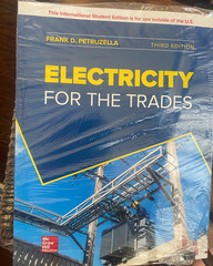 Electricity For The Trades 3rd Edition by Frank D. Petruzella BRAND NEW