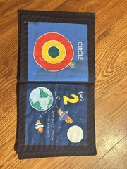 Space Counting Book of Shapes Soft Book for Toddlers And babies