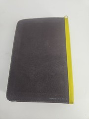 Zips Bible NLT (Canvas, Charcoal/Yellow) by Tyndale