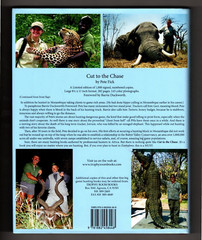 signed CUT TO THE CHASE Limited Edition #241 of 1000 AFRICAN SAFARI Hunting 2012