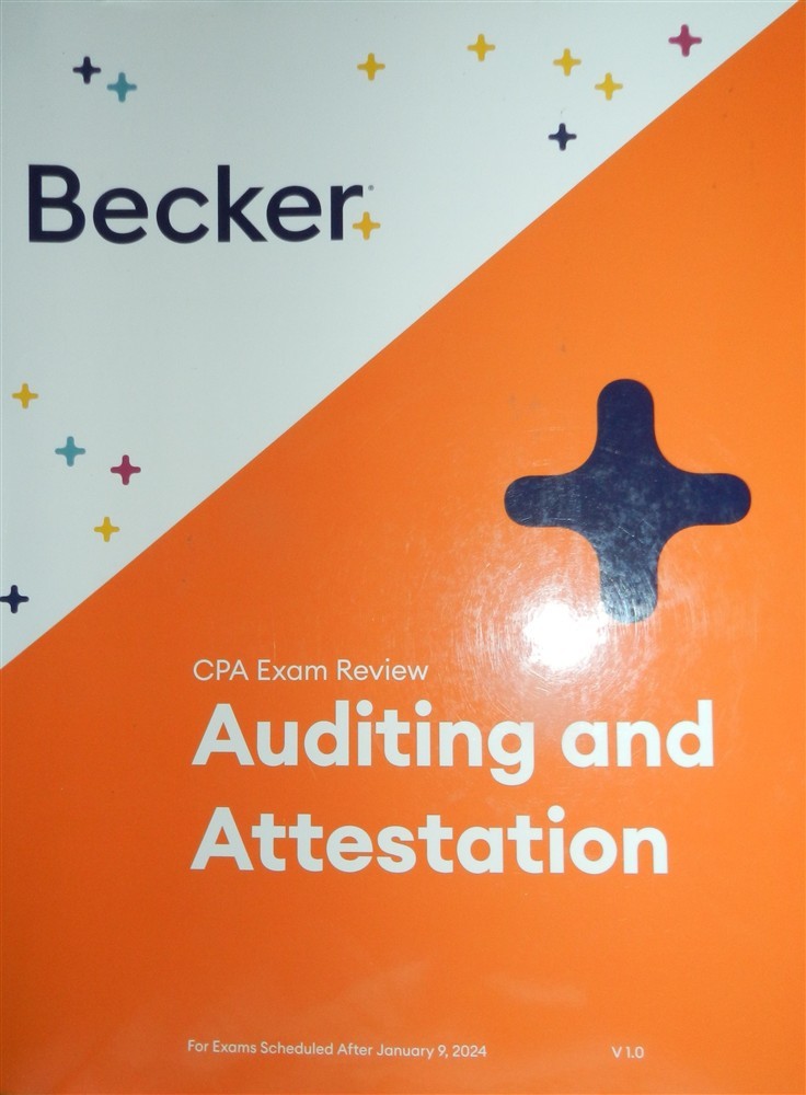 Becker CPA Exam Review Auditing And Attestation V 1.0! New!