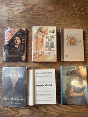 Collection of six hardback books by Joyce Carol Oates, 1st Ed DJs