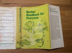 Herbal Handbook For Everyone, Juliette de Bairacli Levy, 1967 Hardcover