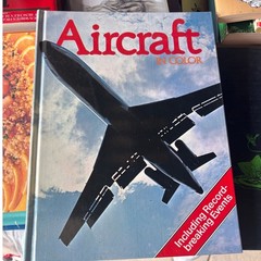 Octopus Books Aircraft in Color Christopher Pick Hardcover Blue Aviation History