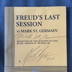 FREUD’S LAST SESSION – ACTING EDITION By Mark St. Germain *SIGNED + AUTOGRAPHED*