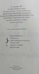 „BEHOLD A PALE HORSE” William Cooper PB – 1991 – 500 pages Conspiracy Theory