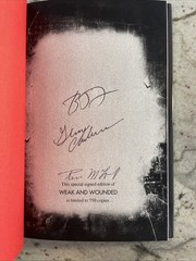 Weak and Wounded By Brian Freeman- Signed Edition