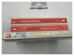 Jordan Peterson & James Clear 3 Book Set Atomic Habits 12 Rules Beyond Order New