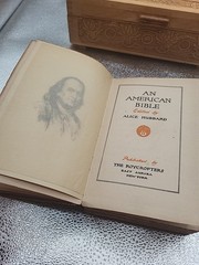 An American Bible – 1911 – by Elbert Hubbard~ 1ST EDITION, Leather Bound