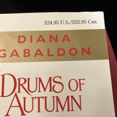 Drums of Autumn Diana Gabaldon Hardcover w/DJ 1st edition 1997 lib Reading Copy