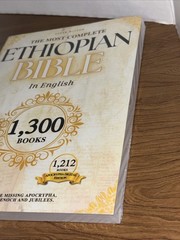 NEW Factory Sealed The Most Complete Ethiopian Bible-Asher Wilson PB READ DESCRI