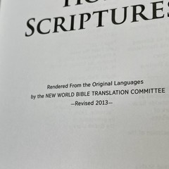 2013 New World Translation Of The Holy Scriptures – Watch Tower Bible Society