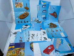 9.5 lbs of Various Playmobil Instruction Manuals & Sticker Sheets Old 1996-2015