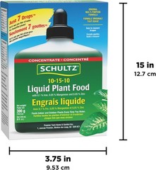 Made in the USA, 8 oz All-Purpose 10-15-10 Plant Food for Vibrant Plants