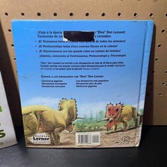 2 Book Lot- Amazing Giant Dinosaurs, Dinosaurios(bilingual) Hardcover Books