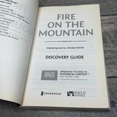 Fire on the Mountain Ray Vander Laan 2012 Discovery Guide Christian Zondervan PB