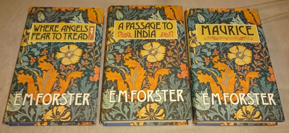 3x E. M. FORSTER Maurice + A Passage to India + Where Angels Fear to Tread *TOP*