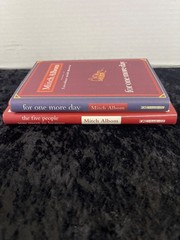 MITCH ALBOM Books Hardcover W/Dust Jackets-Lot of 2-The Five People, For One Mor