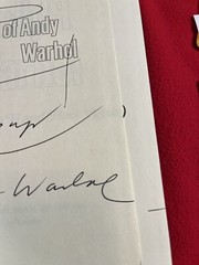 🔥 Andy Warhol Book Tomato Soup Label Photo UNIQUE RARE ARTIST SIGNED AWESOME