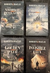 Set of 4 Roberts & Maclay Tom Wagner Adventure Series Thriller Books 3,4,5, 7 HC
