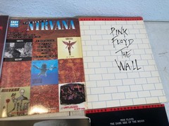 Lot of 6 Rock Guitar Tab Songbooks – Pink Floyd Nirvana Pearl Jam Bob Dylan