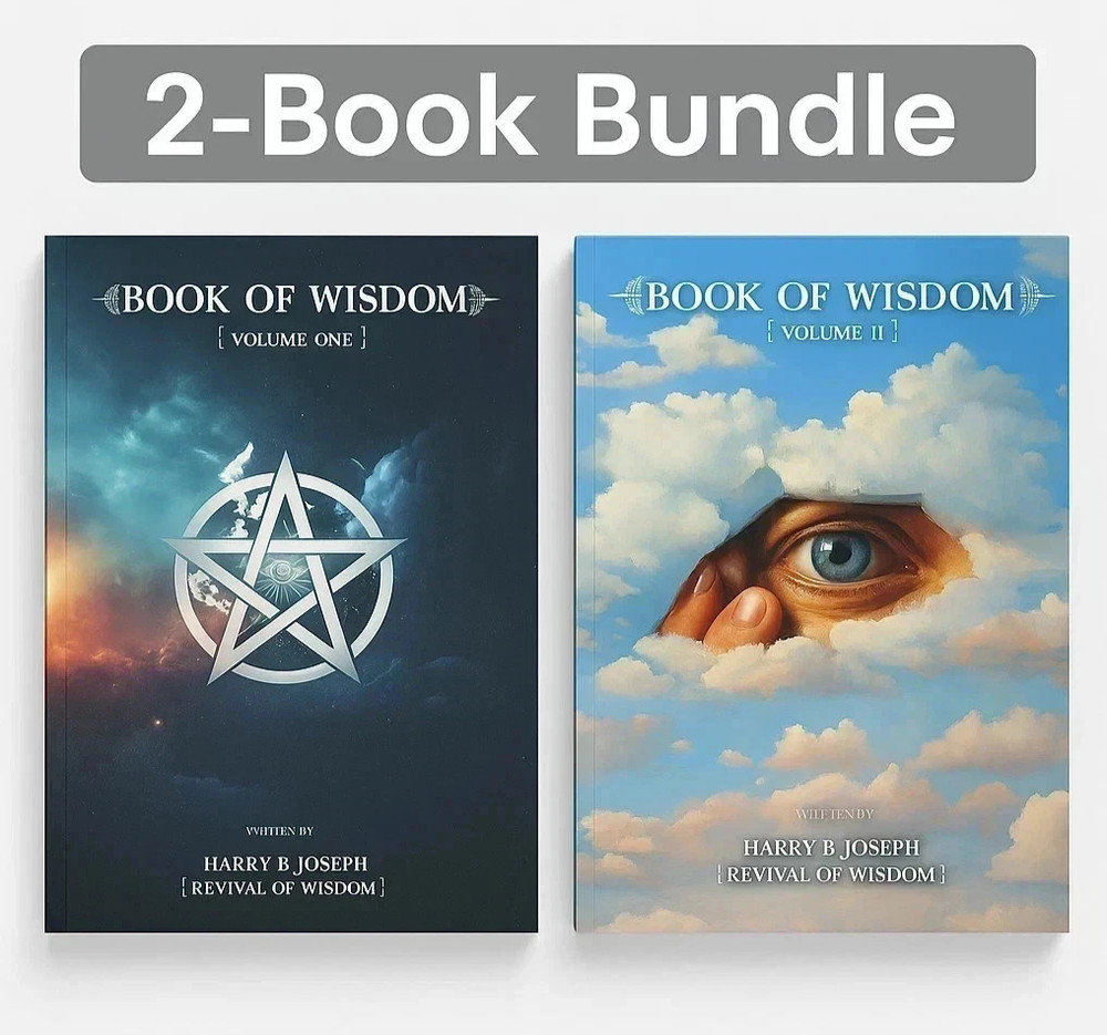 Book of Wisdom Volumes 1 & 2 by Harry B. Joseph 2-Book Spiritual Set