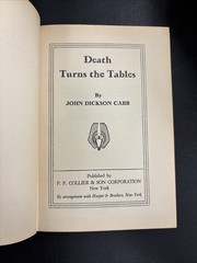 John Dickson Carr P.F. Collier Rare Vintage Skull Cover Edition Lot 1940’s HC