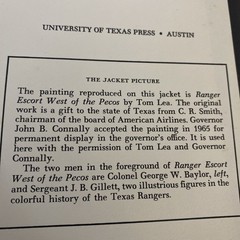 The Texas Rangers A Century of Frontier Defense Walter Prescott Webb 1987 HC