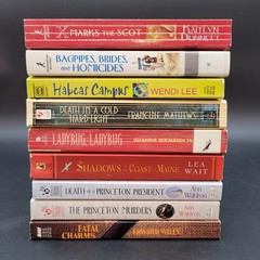 Lot of 9 Cozy Murder Mystery Novels Related to East Coast Various Titles