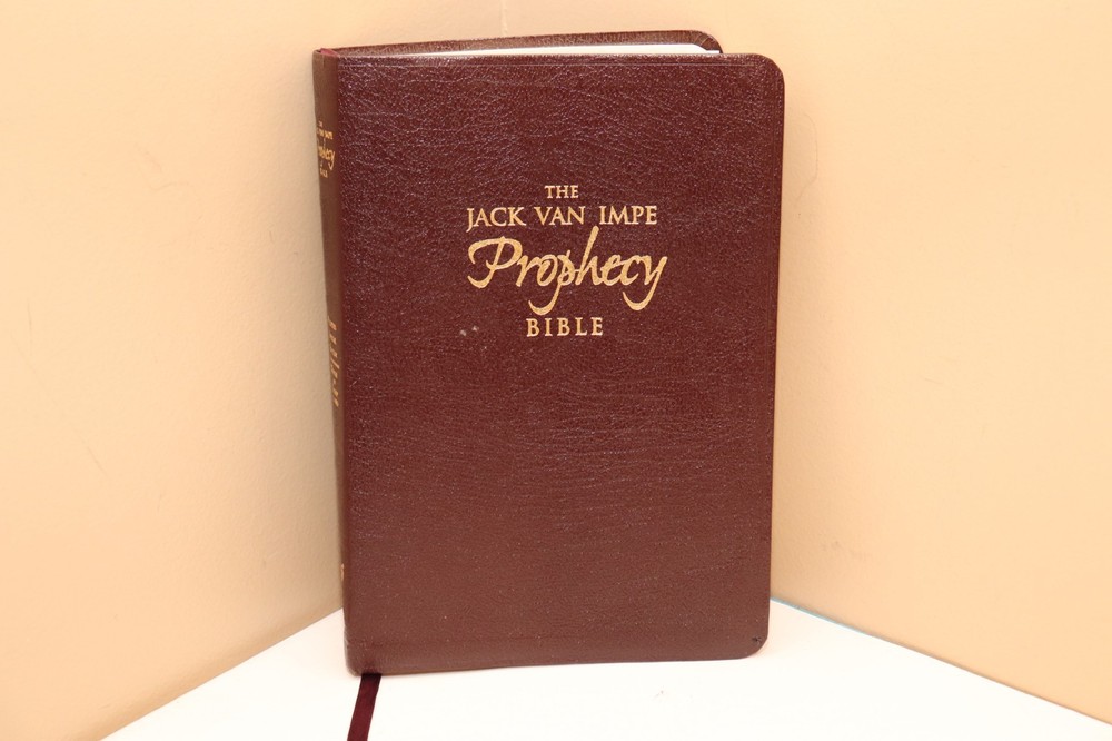 The Jack Van Impe Prophecy Bible KJV Red Letter Edition Bonded Leather Lg Print