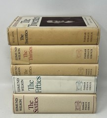 The Twenties, Thirties, Forties, Fifties & Sixties by Edmund Wilson – 5 HC/DJ