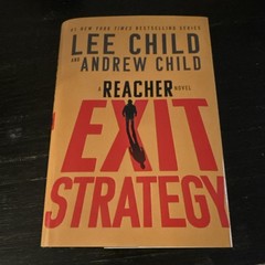 Lee Child & Andrew Child Reacher Novel Exit Strategy Hardcover Thriller
