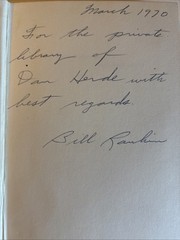 RARE ~SIGNED The Man Who Rode Thunder by William H Rankin