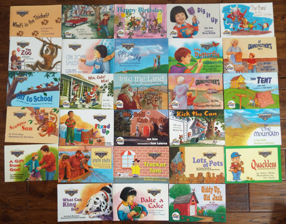 Lot 28 BJU Press Vtg Take Along Readers Picture Books Journey Forth