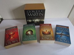 George R.R. Martin A Song of Ice and Fire / Game of Thornes 4 book set & slip