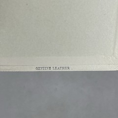 Collins Genuine White French Morocco Leather Red Letter Concordance Bible W/ Box