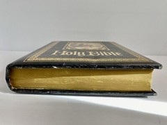Holy Bible King James Version Red Letter Nelson Regency Family Black 1978
