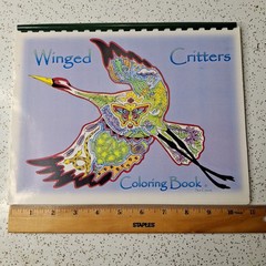 Sue Coccia Winged Critters Coloring Book Sylvia Beach Hotel 12 Pages