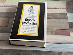 📚Buch Gruselgeschichten Poe bis Hemingway – Diogenes Sonderband mit Zeichnungen