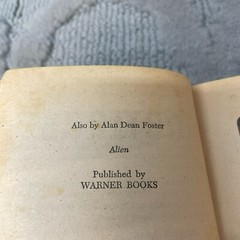 Outland Science Fiction Paperback Book by Alan Dean Foster Warner Books 1981