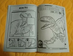 Jurassic World Dinosaurs Coloring/Activity Book with Tear/Share Pages 🆕🆓ship!