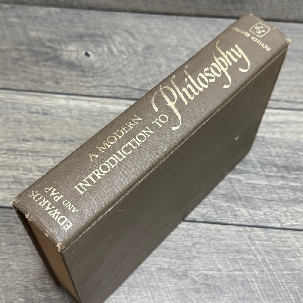 A Modern Introduction to Philosophy Edwards Pap 1966 Revised Ed Free Press
