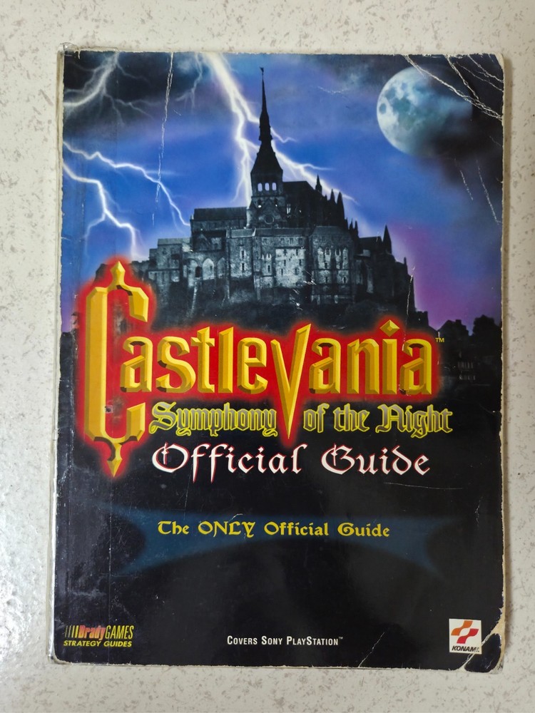 CASTLEVANIA: SYMPHONY OF THE NIGHT BRADY GAMES STRATEGY GUIDE VERY RARE! CV SOTN