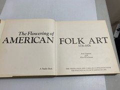 VTG 1974 JEAN LIPMAN & ALICE WINCHESTER THE FLOWERING AMERICAN FOLK ART HC BOOK