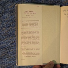 karl barth deliverance to the captives hc sermons & prayers harper 1961 1st ins