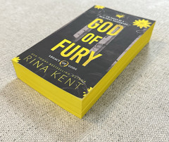 God Of Fury Rina Kent Signed Deluxe Edition With Sprayed Edges Legacy Of Gods