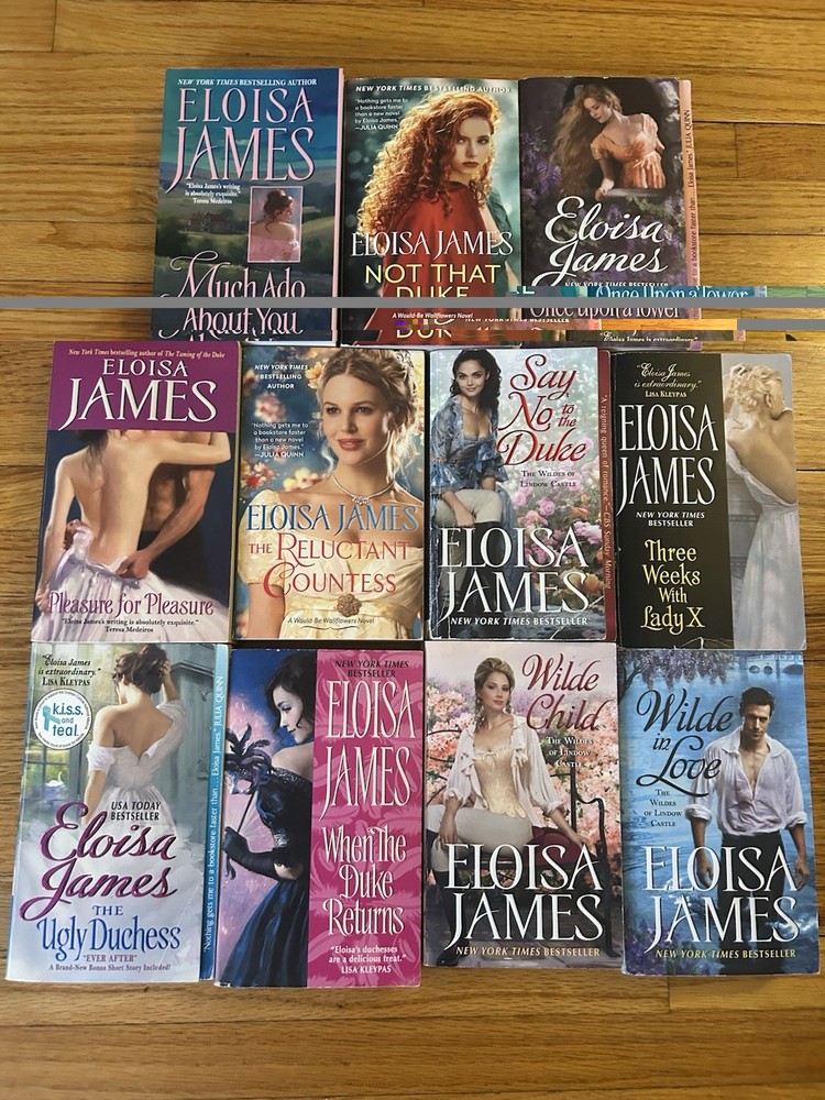 BIG Lot Of 11 ELOISA JAMES Historical Romance Books, Various Titles, Good Cond!