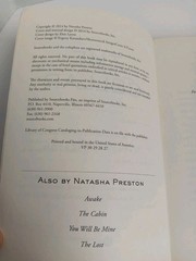 Natasha Preston 5 Book Paperback Lot Lost, Cellar, Awake, Twin, You Will Be Mine