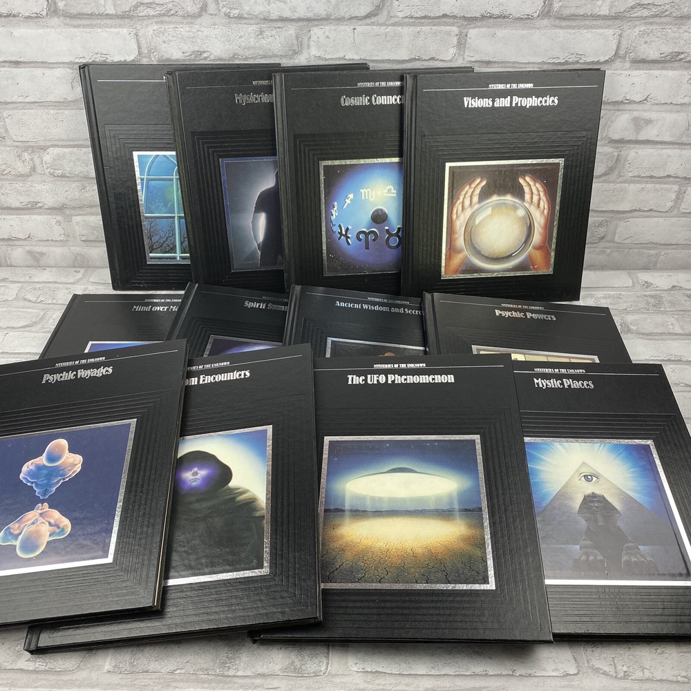 Mysteries of the Unknown 12 Volumes Hardcover Time-Life Books Haunts Psychic UFO
