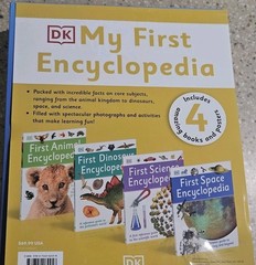 My First Encyclopedia Set of 4 – Animal Dinosaur Space Science Box Set DK NEW